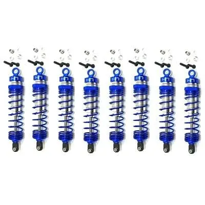 Hb Td8100x06 Blue Aluminum Hd Big Bore Shocks (8) 1