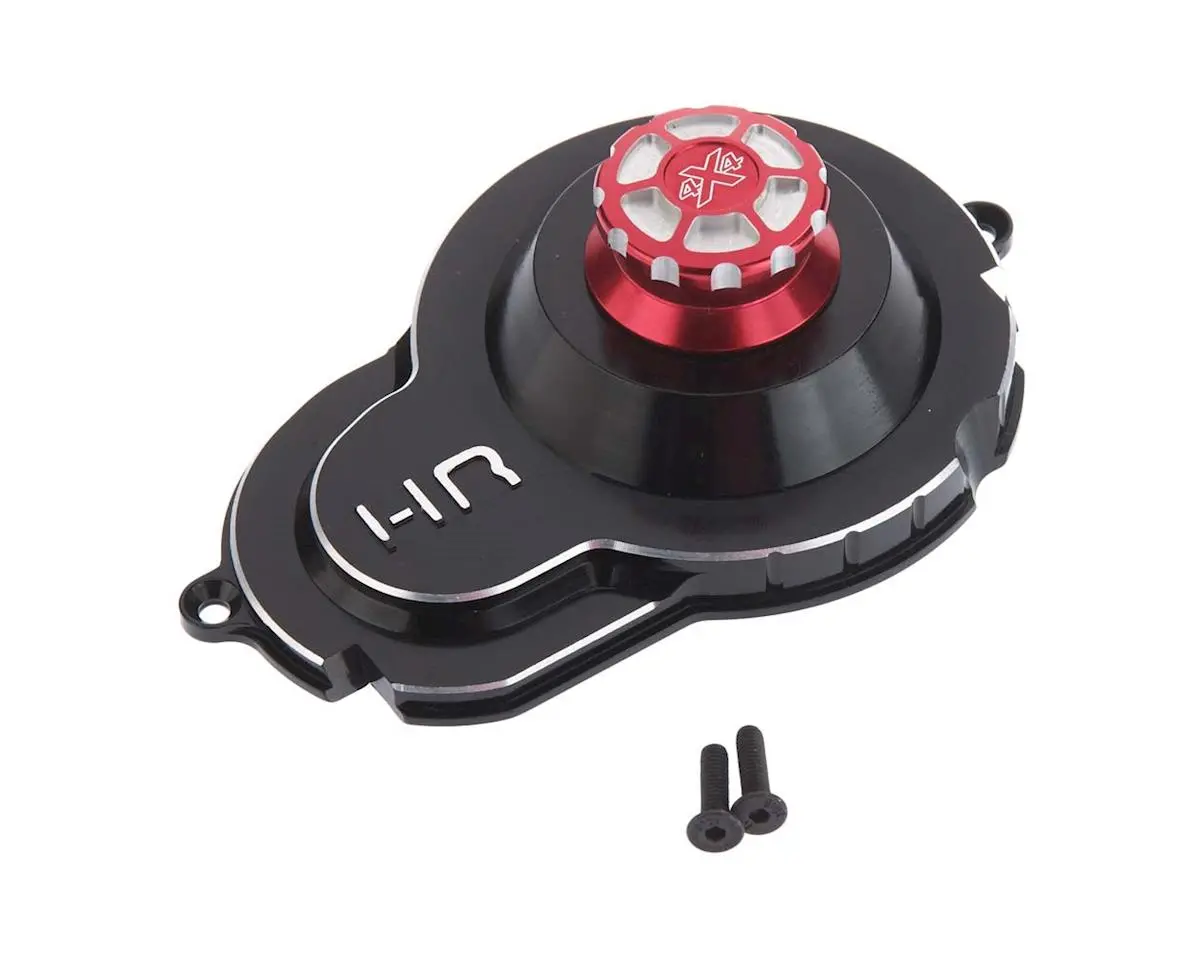 Hot Racing Axial Scx10 Ii Aluminum Transmission Spur Gear Cover (Black) (Axi90046/Axi90075 Kit Only) 1