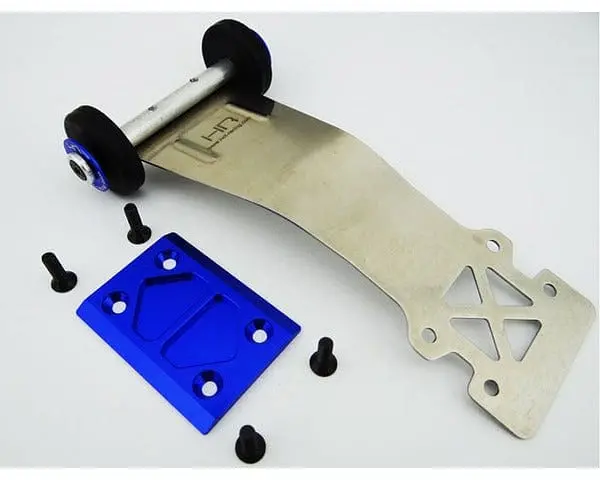 Ste13306   Stainless Steel Wheelie Bar, For Electric Stampede And Rustler 1