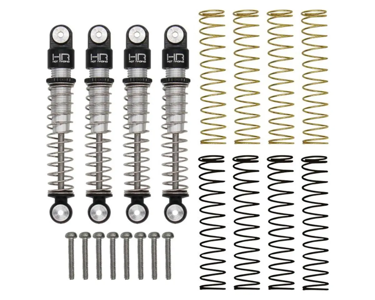 Hot Racing Axial Scx24 Aluminum Threaded Long Travel Shocks (4) 1