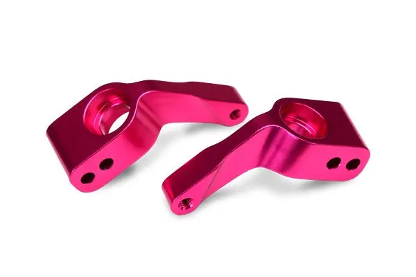 Traxxas 3652P Aluminum Stub Axle Carrier (Pink) (2) 1