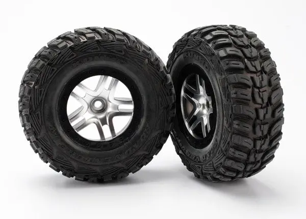 Traxxas 5882R Tires & Wheels, Assembled, Glued (S1 Ultra-Soft Off-Road Racing Compound) 1