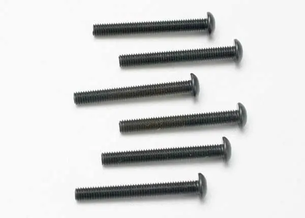 Traxxas 2581 Button-Head Machine Screws 3X25 Mm (6) 1