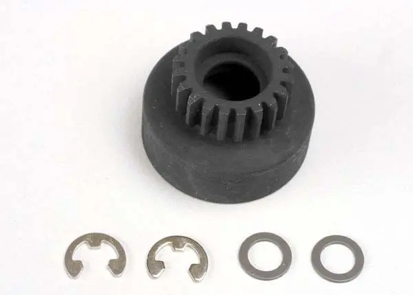 Traxxas 4120 Clutch Bell (20-Tooth)/5X8x0.5Mm Fiber Washer (2)/ 5Mm E-Clip (Requires 5X11x4mm Ball Bearings Part 4611) 1