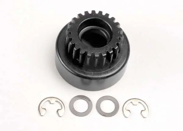 Traxxas 4122 Clutch Bell (22-Tooth)/5X8x0.5Mm Fiber Washer (2)/ 5Mm E-Clip (Requires 5X11x4mm Ball Bearings Part 4611) 1