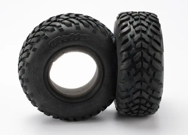 Traxxxas 5871R Tires, Ultra Soft, S1 Compound For Off-Road Racing, Sct Dual Profile 4.3X1.7- 2.2/3.0" (2)/ Foam Inserts (2) 1
