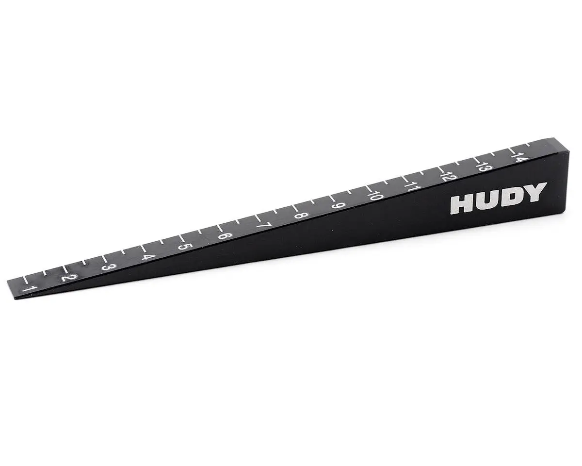 Hudy 107715 Chassis Ride Height Gauge 1.0-15.0Mm Beveled 1