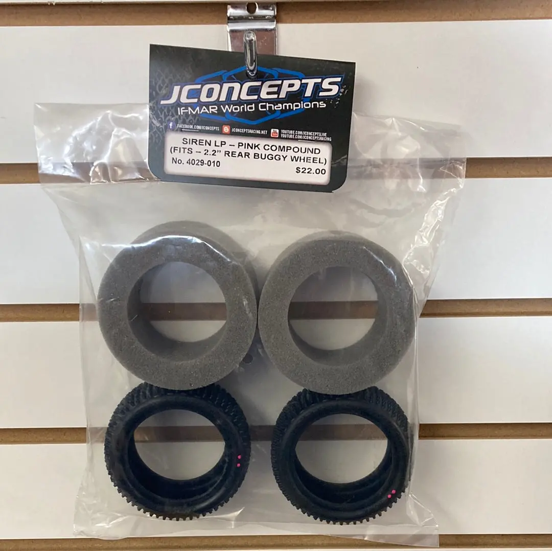 Jconcepts 4029-010 Siren Lp Pink Compound (Fits 2.2" Rear Buggy Wheels) Carpet 1