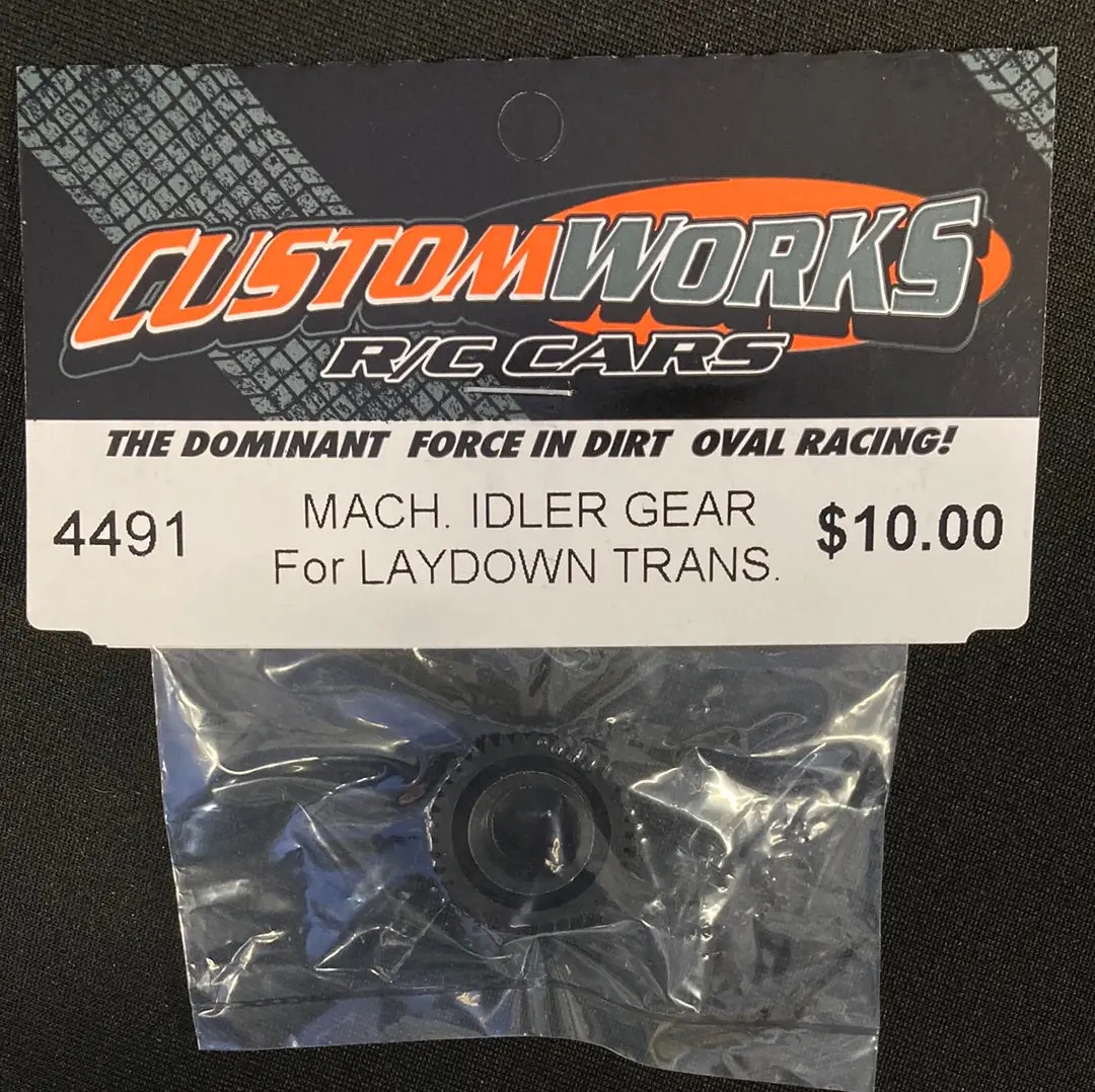 Custom Works 4491 Machined Idler For Laydown Transmission 1
