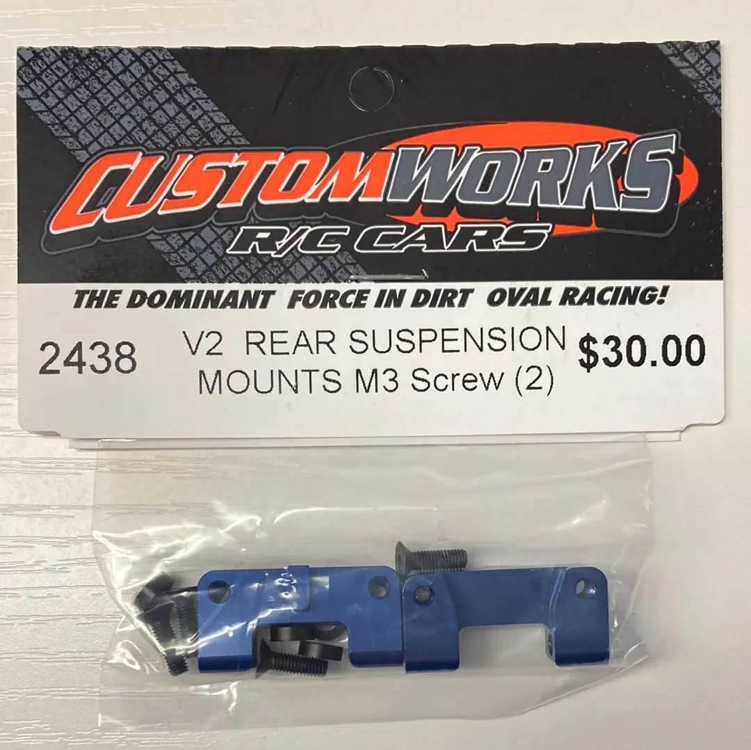 Custom Works 2438 V2 Rear Suspension Mounts M3 Screw (2) 1
