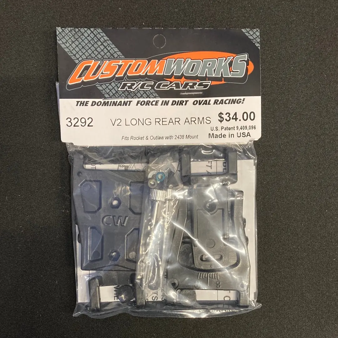 Custom Works 3292 V2 Long Rear Arm Kit For 5 Series Cars (Need 2438 Mount) 1