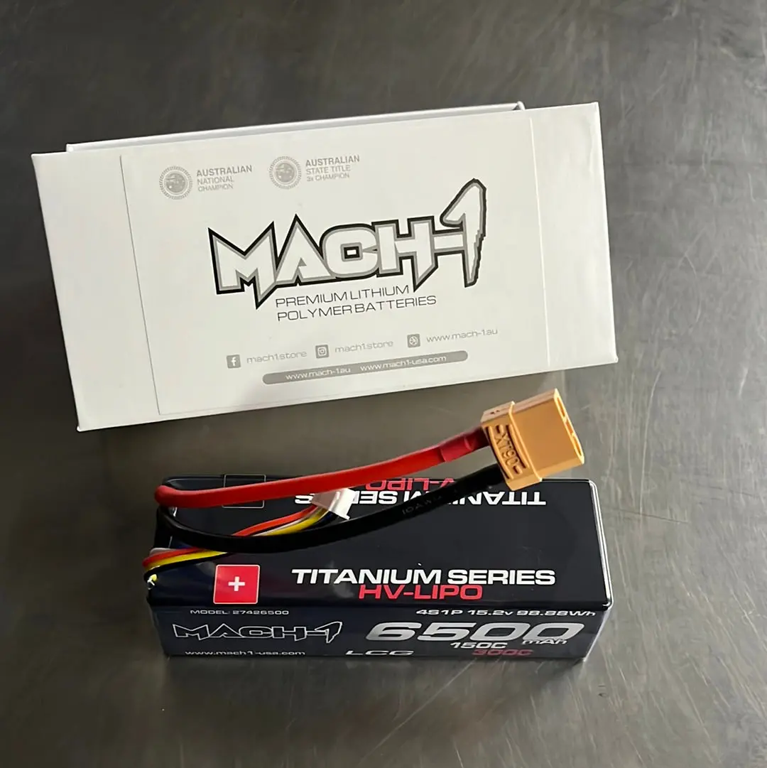 Mach-1 15.2V 6500 Mah Lcg150c Xt90 Hard Wired 4S 1