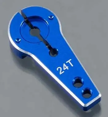 Integy C23940blue Alloy Servo Horn 24T Hitec Servo 1