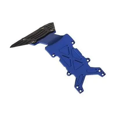 Integy C26069blue Rear Skid Plate 1/10 E-Maxx Bl 1