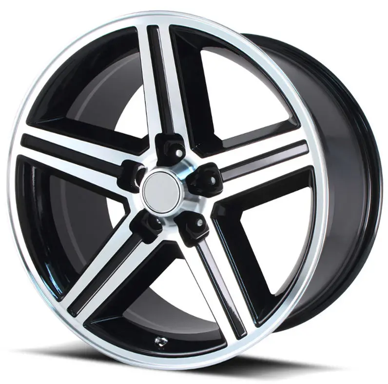 22" Iroc Rims Black Machine 1