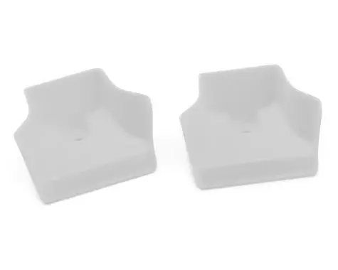 Jconcepts 0520W Mugen Mbx8/Mbx-8E 1/8 Evo Molded Front Wings (White) 1