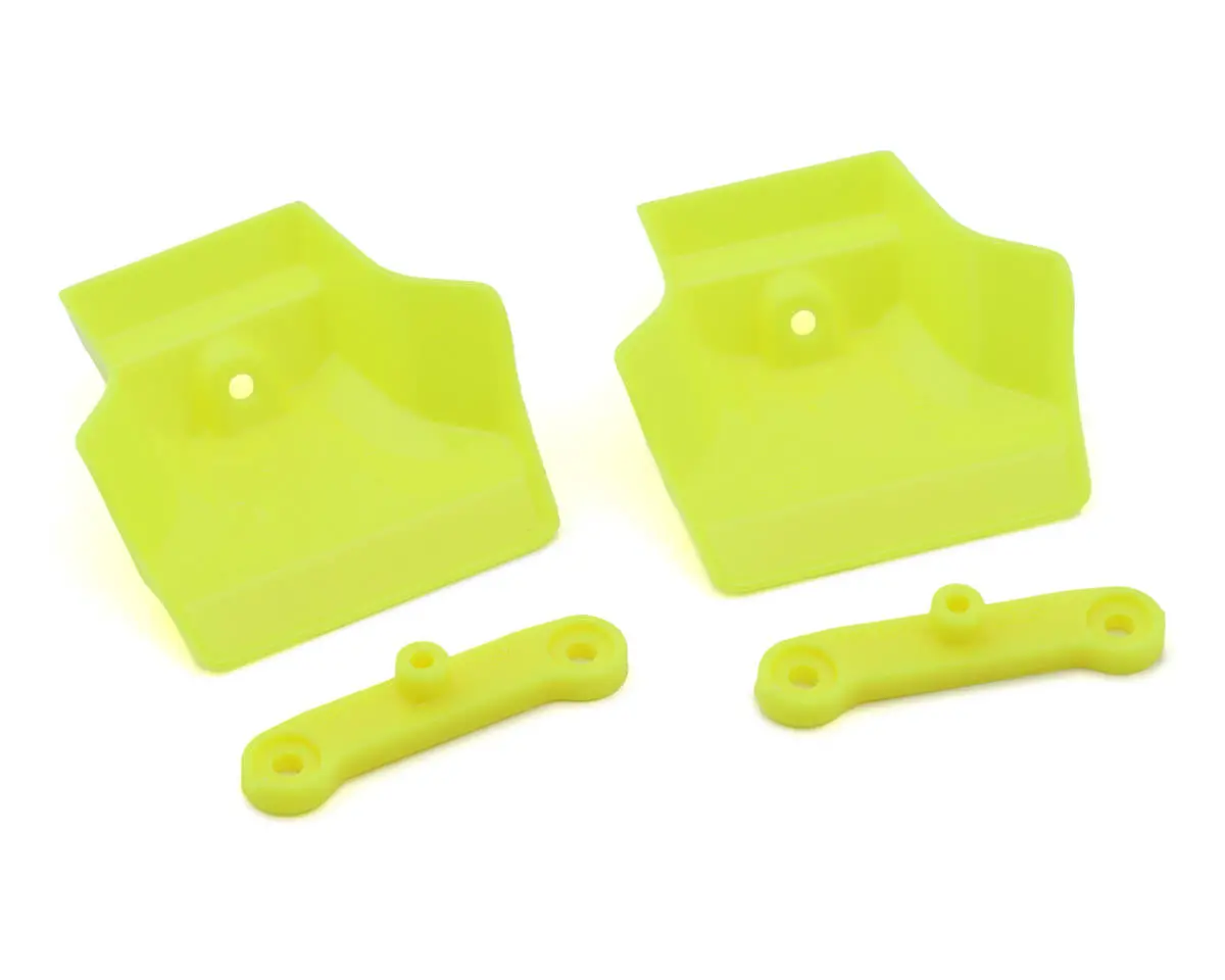 Jconcepts 0523Y Xray Xb8/Xb8e 2025 1/8 Molded Front Wings W/Adaptors (Yellow) (2) 1