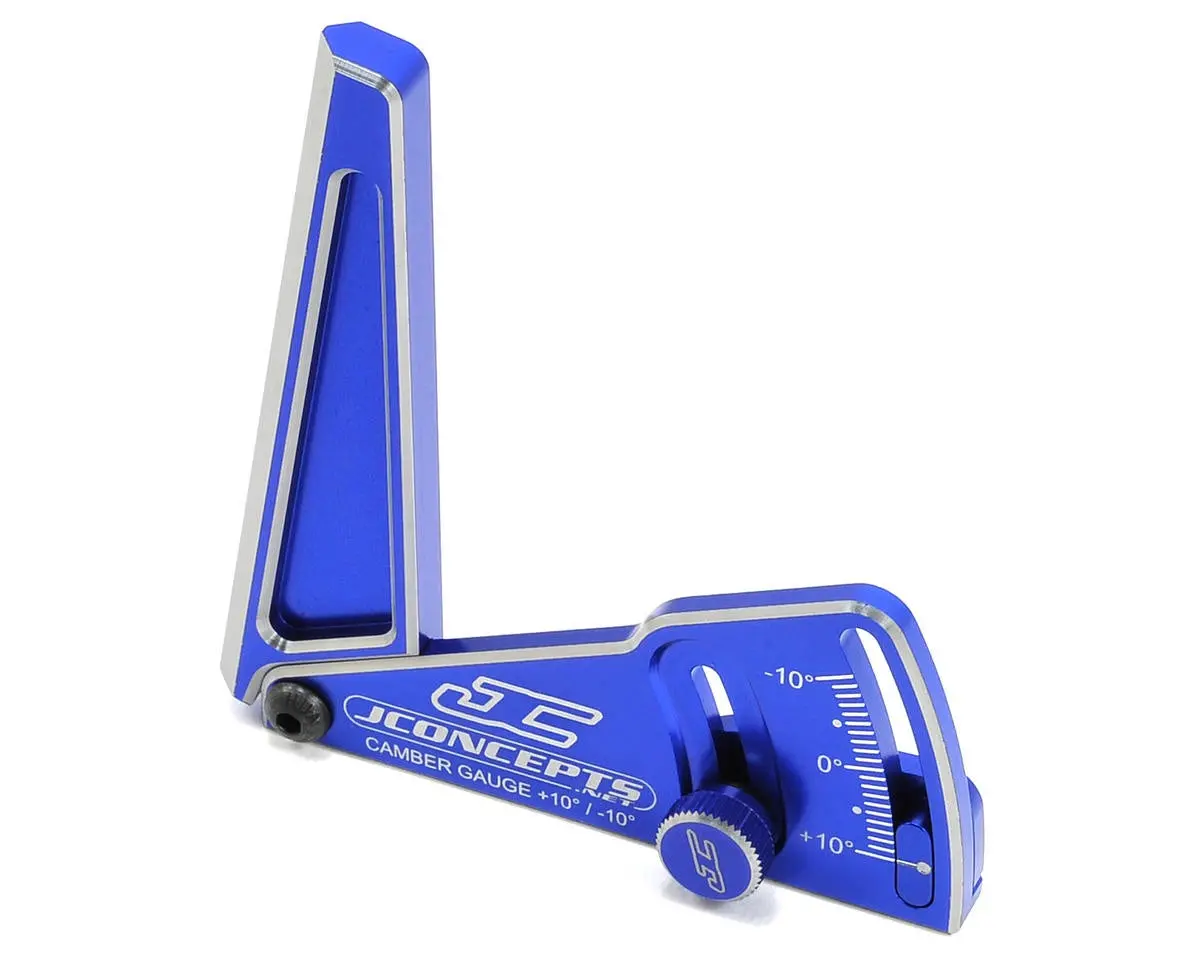 Jconcepts 2283-1 Aluminum Camber Gauge (85Mm) (Blue) 1