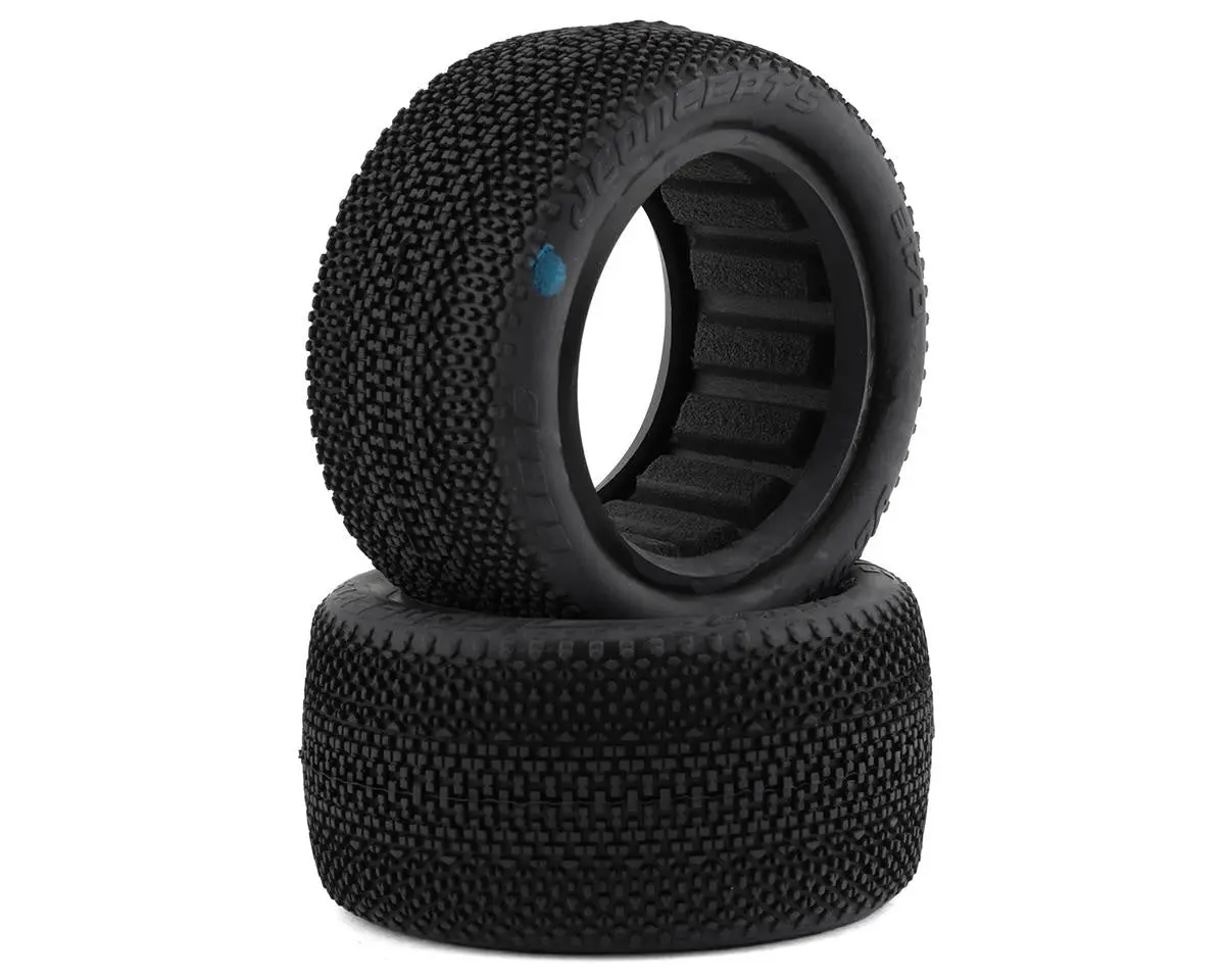 Jconcepts 3170-01 Rehab 2.2" Rear Buggy Tires (2) (Blue) 1