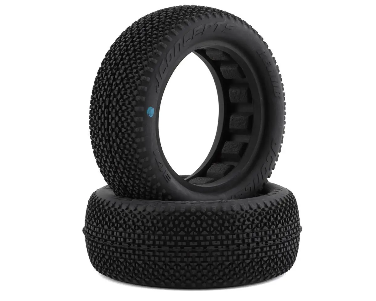 Jconcepts 3171-03 Rehab 2.2" 2Wd Front Buggy Tires (2) (Aqua A2) 1