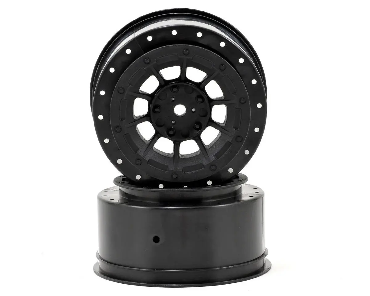 Jconcepts 3344B 12Mm Hex Hazard Short Course Wheels W/3Mm Offset (Black) (2) (Sc5m) 1
