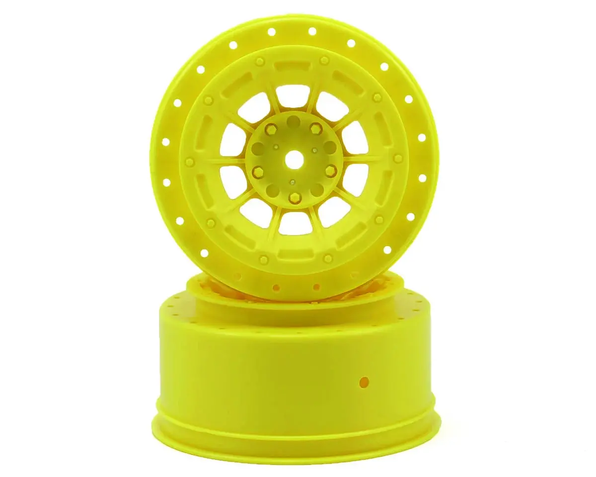 Jconcepts 3344Y 12Mm Hex Hazard Short Course Wheels W/3Mm Offset (Yellow) (2) (Sc5m) 1