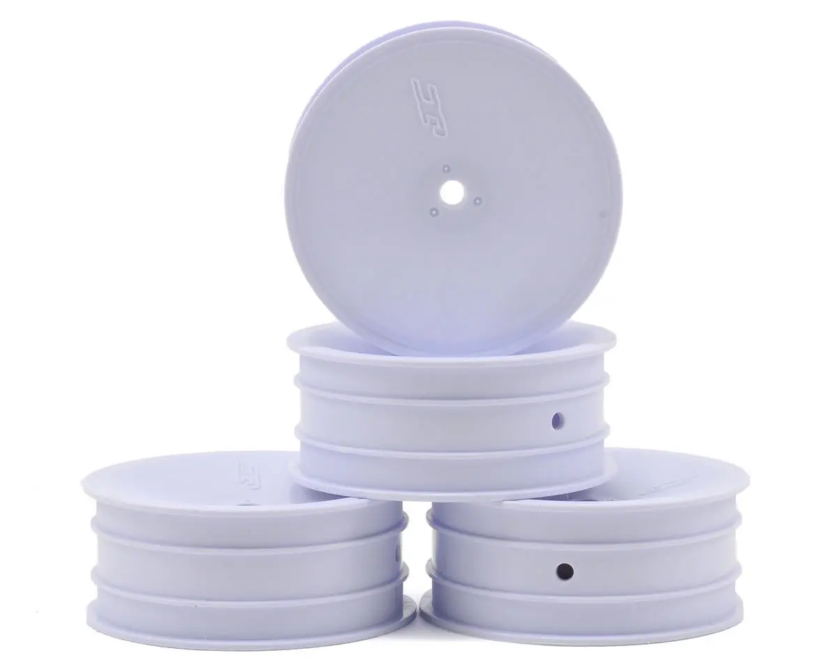 Jconcepts 3347W 12Mm Hex Mono 2.2 Front Wheels (4) (B6/B5/Rb6) (White) 1