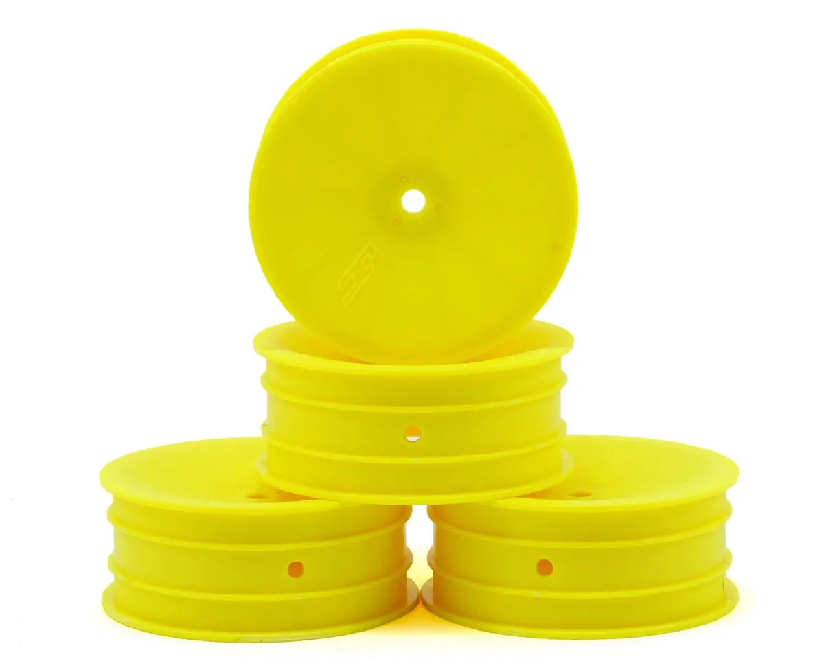 Jconcepts 3347Y Mono - B6.1 | Yz2 | Xb2 | Rb7 | Kc, Kd, 2.2" Front Wheel (Yellow) - 4Pc 1