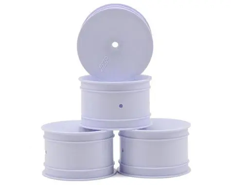 Jconcepts 3348W Mono - B6.1, B74 | Yz2, Yz4 | Xb2, Xb4 | Rb7, Zx7 | Srx-2, Sdx-4 | Kc, Kd, L1 | D418, 2.2" Rear Wheel (White) - 4Pc 1