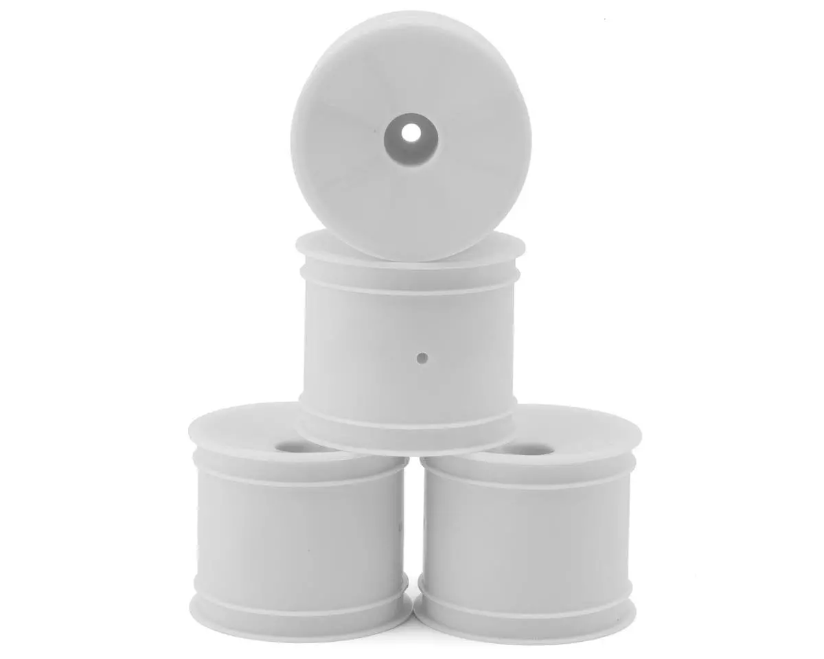 Jconcepts 3354W 12Mm Hex Mono 1/10 Stadium Truck Wheel (4) (T6.1) (White) 1
