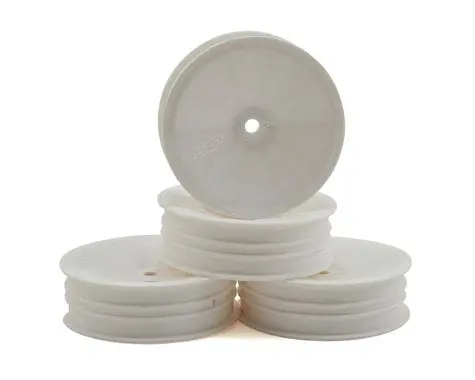 Jconcepts 3376W Mono - B6.1 | Yz2 | Xb2 | Rb7 | Srx-2 | Kc, Kd, 2.2" Slim Front Wheel (White) - 4Pc. 1