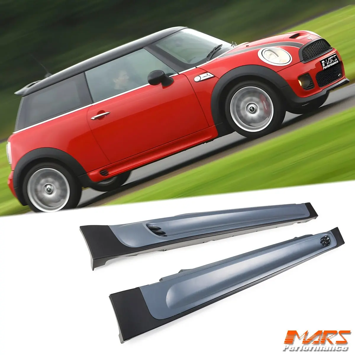 Jcw Style Lower Side Skirts Bodykit For Mini R56 R57 R58 R59 Cooper & Cooper S 1