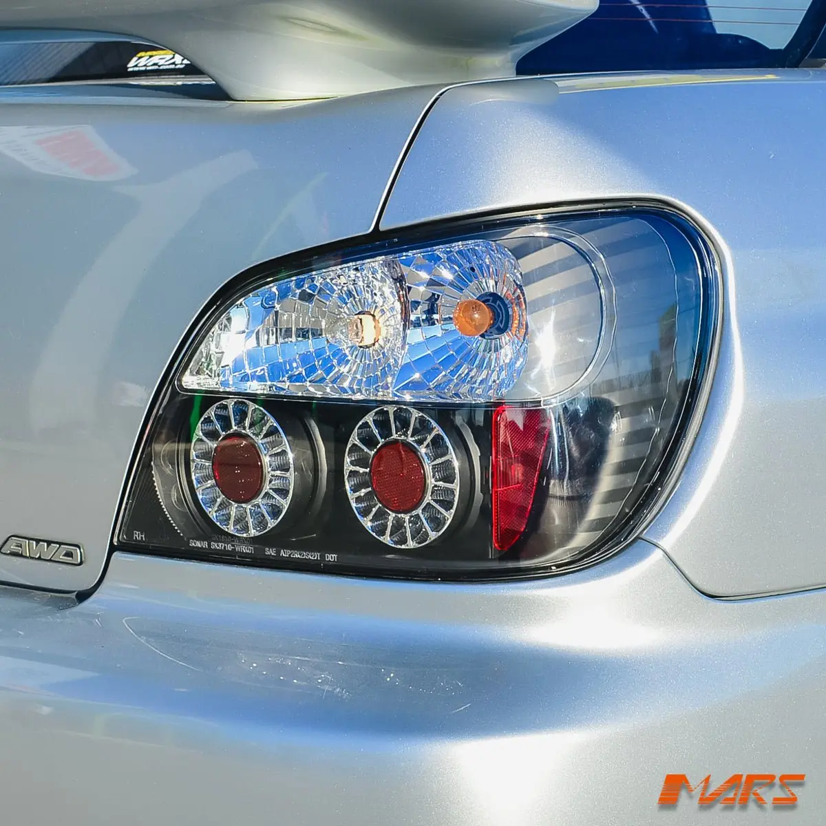 Jdm Black Altezza Led Tail Lights For Subaru Impreza Gd 2001-2003 Sedan 1