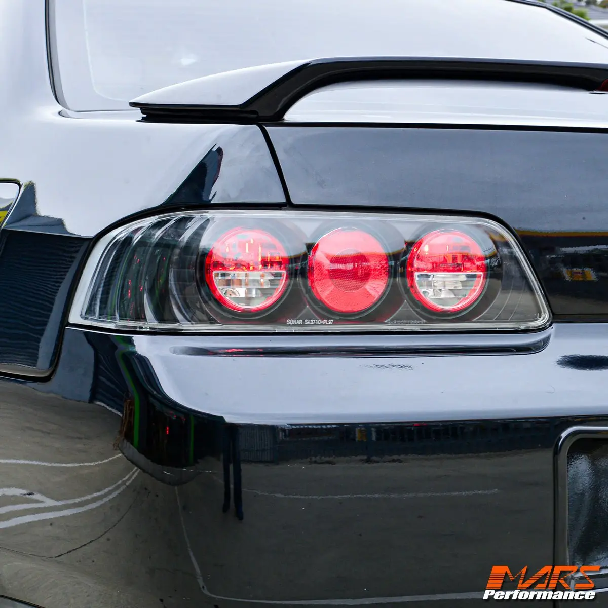 Jdm Black Altezza Tail Lights For Honda Prelude 1997-2001 Coupe 1