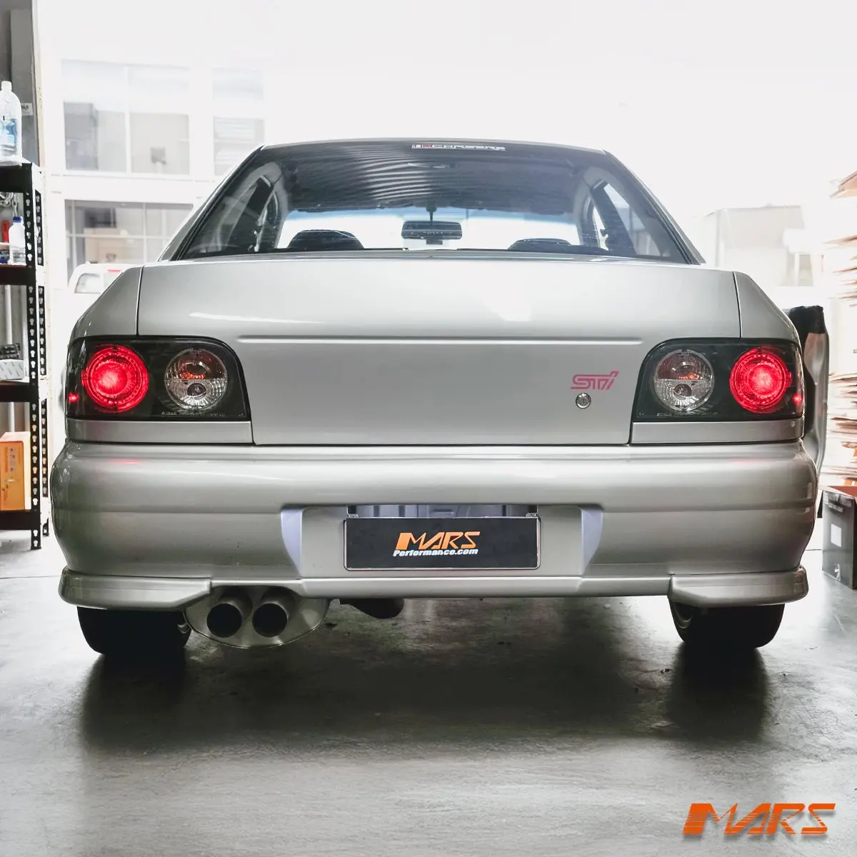 Jdm Black Altezza Tail Lights For Subaru Impreza 1993-2000 Gc8 Sedan 22B 1