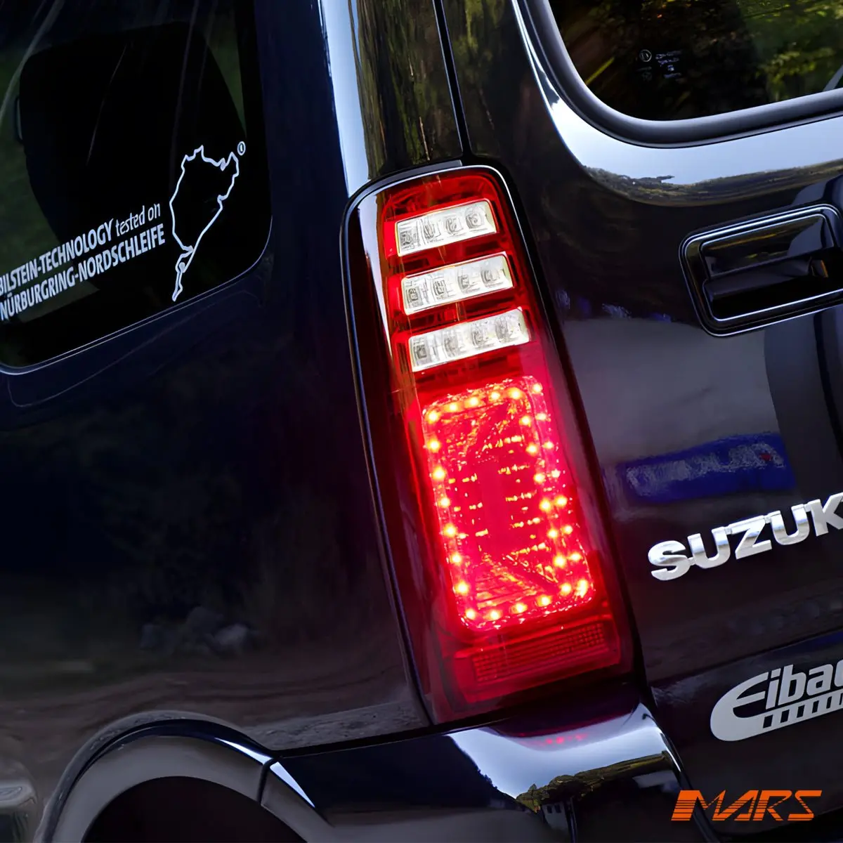 Jdm Clear Red Led Tail Lights With Led Indicators For Suzuki Jimny Sn 1999-2018 1