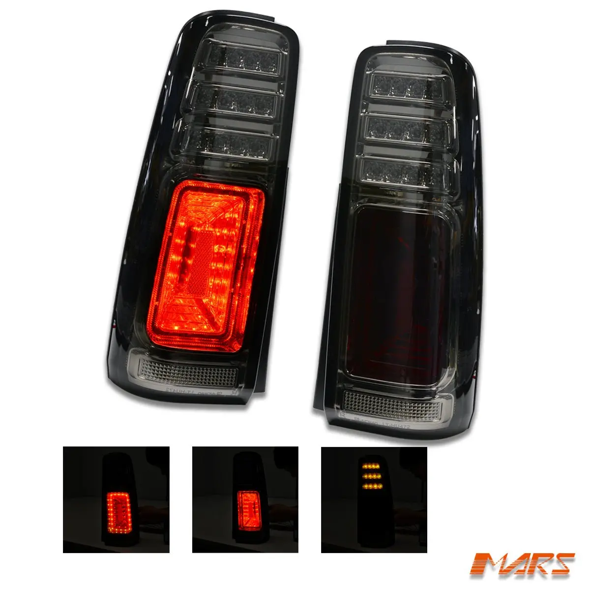 Jdm Smoked Black Led Tail Lights With Led Indicators For Suzuki Jimny Sn 1999-2018 1