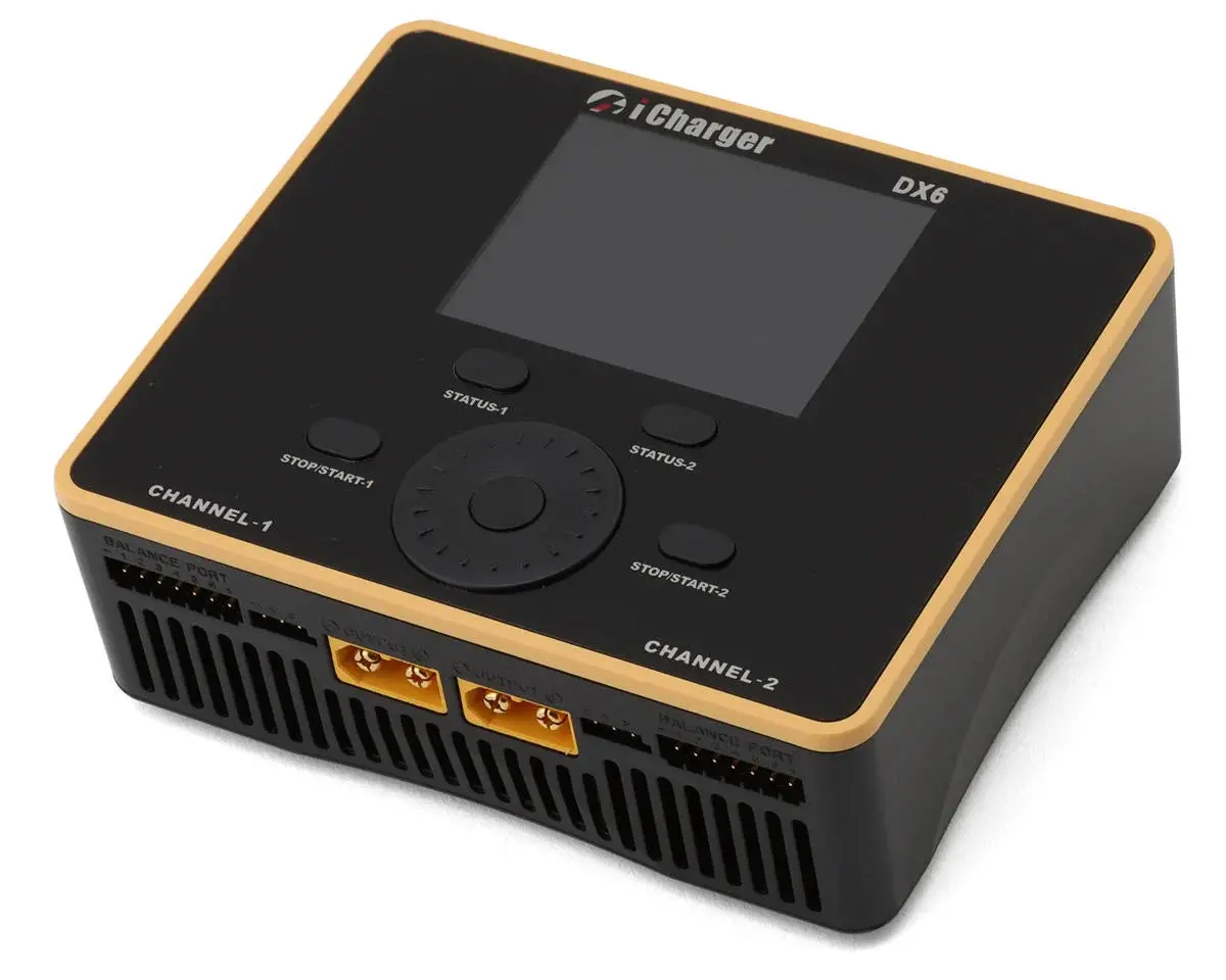 Junsi Icharger Dx6 Dc Dual Lipo/Life/Nimh/Nicd Battery Charger (6S/50A/1500W) 1