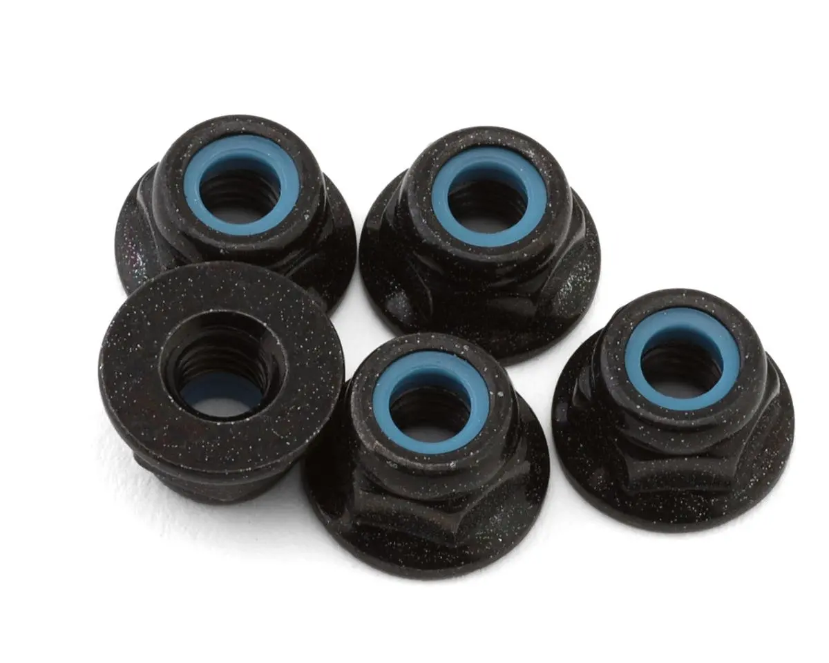 Kyosho 1-N4056fnb 4X5.6Mm Steel Flanged Locknuts (5) 1