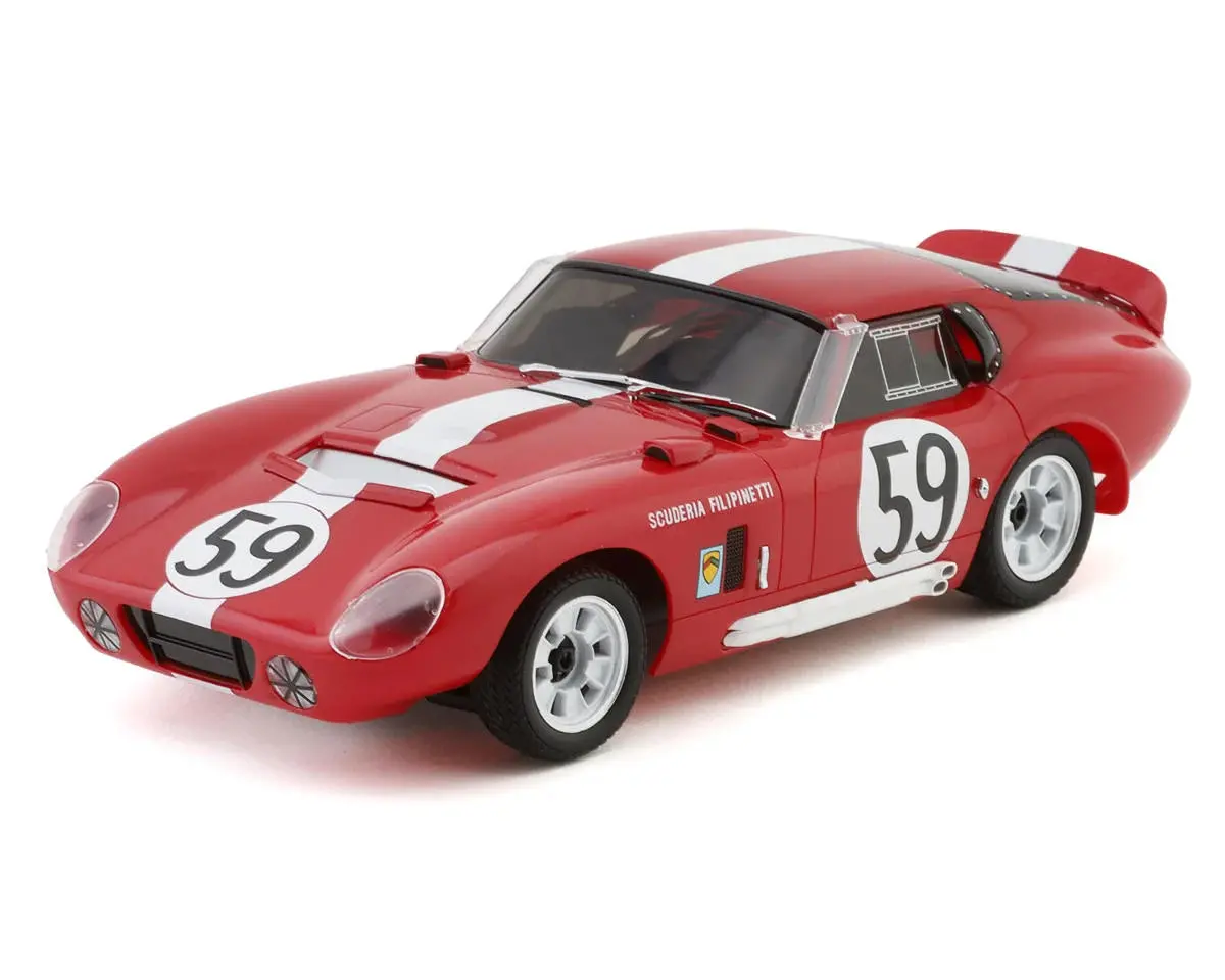 Kyosho 66611 First Mini-Z Rwd Readyset W/Shelby Cobra Daytona Body (Red) W/2.4Ghz Radio 1