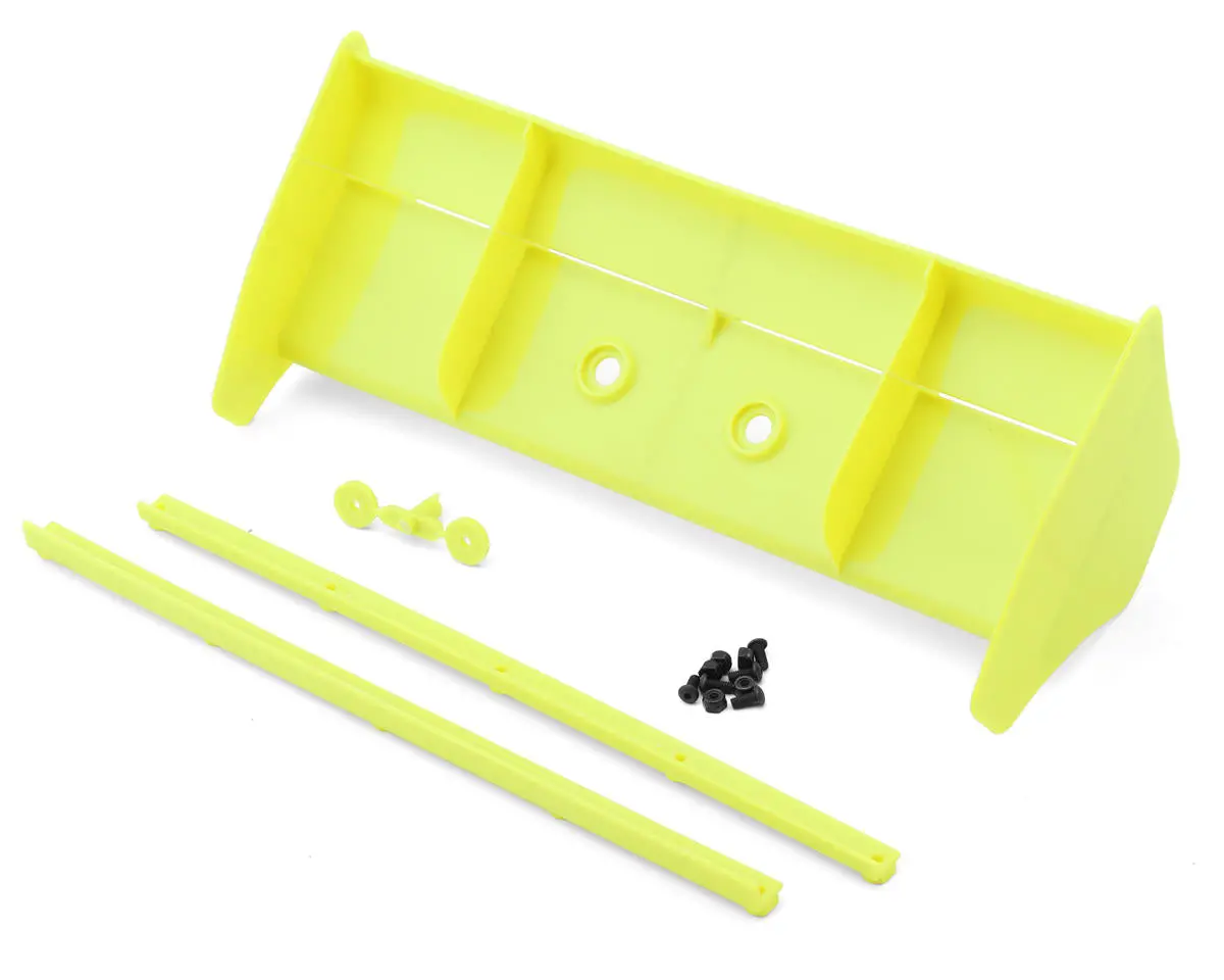 Kyosho If491kyb  Mp9 Tki4 1/8 Plastic Wing W/Wickerbills (Yellow) 1