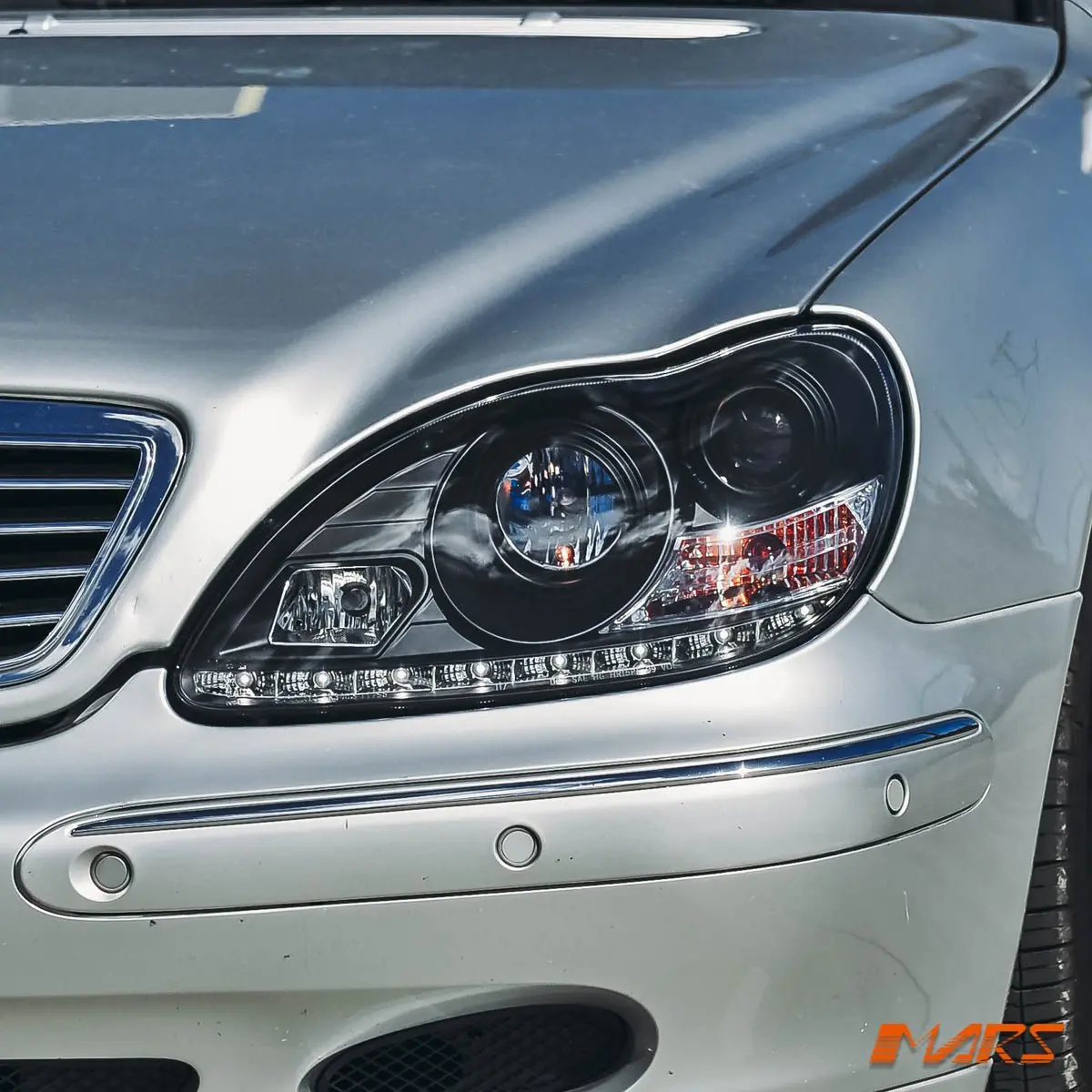 Led Day-Time Drl Projector Head Lights For Mercedes-Benz S Class W220 1998-2005 1
