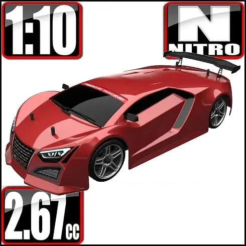 Lightning Str 1/10 Scale Nitro On Road Car 1