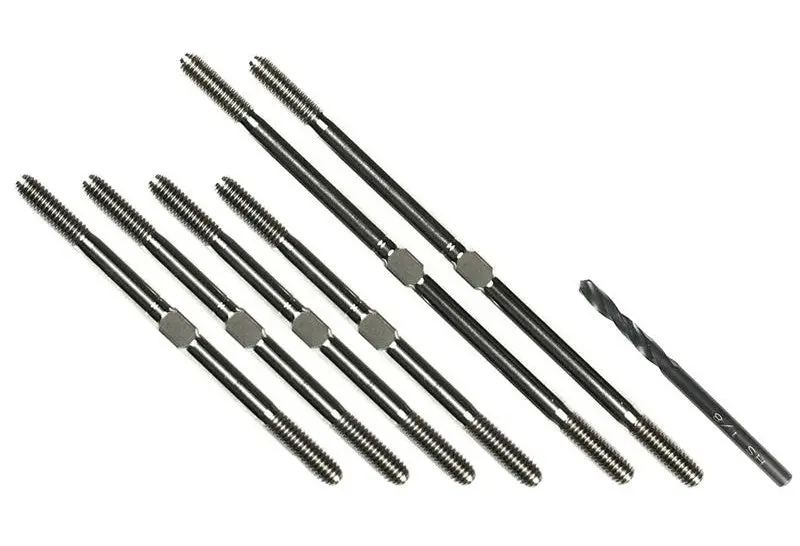 Lunsford Lns36061 Super Duty Titanium Turnbuckle Kit, 3.5Mm, For Tekno Et410 1