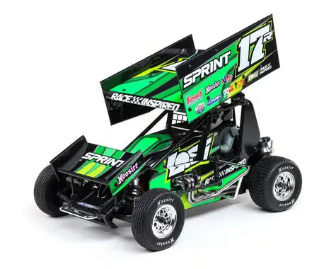 Losi 22S 1/10 Brushless 2Wd Rtr Sprint Car (Green) W/Slt2 2.4Ghz Radio 1