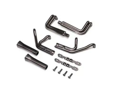 Losi Los-1896 22S Sprint Header Set (Black Chrome) 1