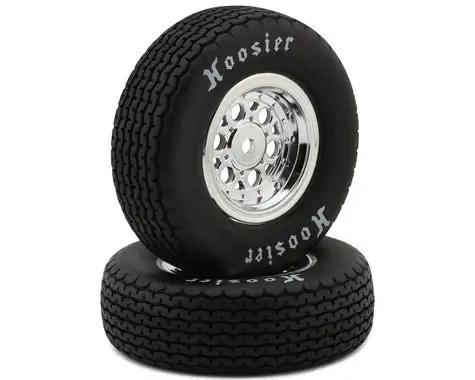 Losi Los-2430 22S Sprint Front Pre-Mounted Hoosier Tires (Chrome) (2) (Soft) 1