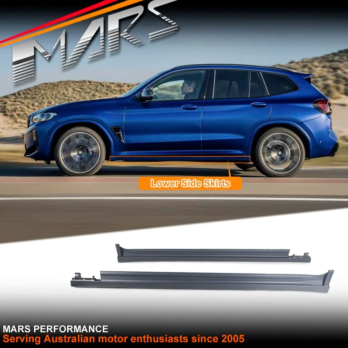 Lower Side Skirts Bodykit For Bmw X3 G01 M Sport X3m F97 & X4 G02 X4m F98 2018-2024 1