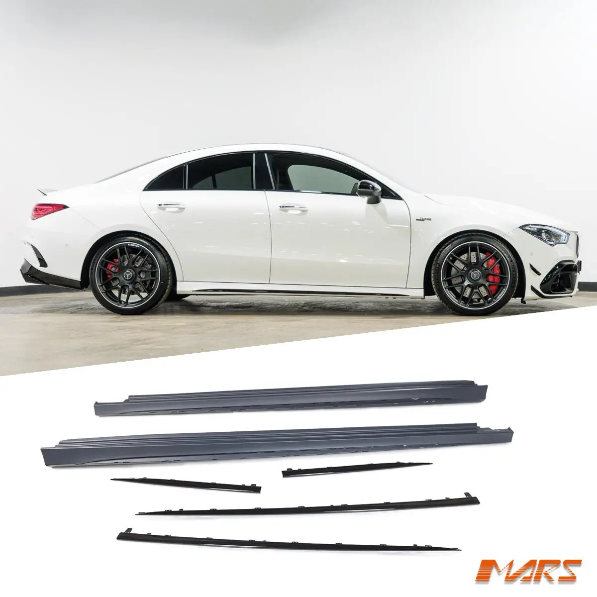 Lower Side Skitrs Bodykit For Mercedes-Benz Cla Class C118 W118 & Cla35 Cla45 Amg 2018-2025 1