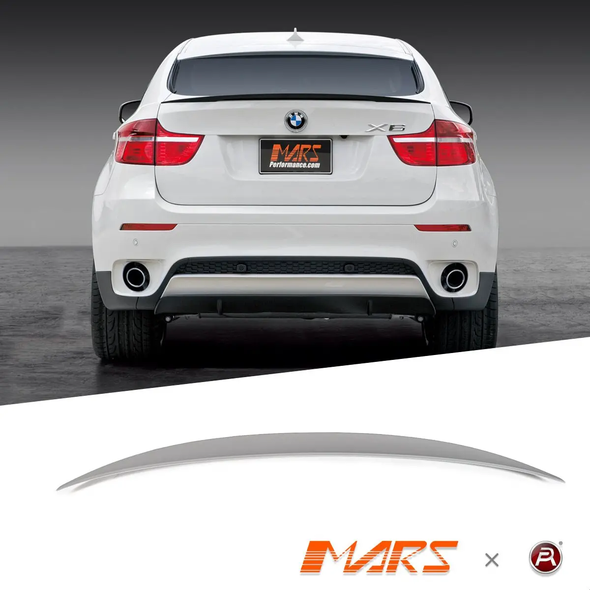 M Performance Style Abs Plastic Rear Trunk Lip Spoiler Bodykit For Bmw E71 X6 & X6m 2008-2014 1